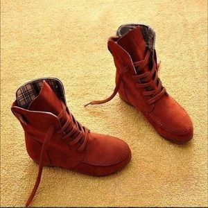 Myquees Suede Fashion Boots Size 8